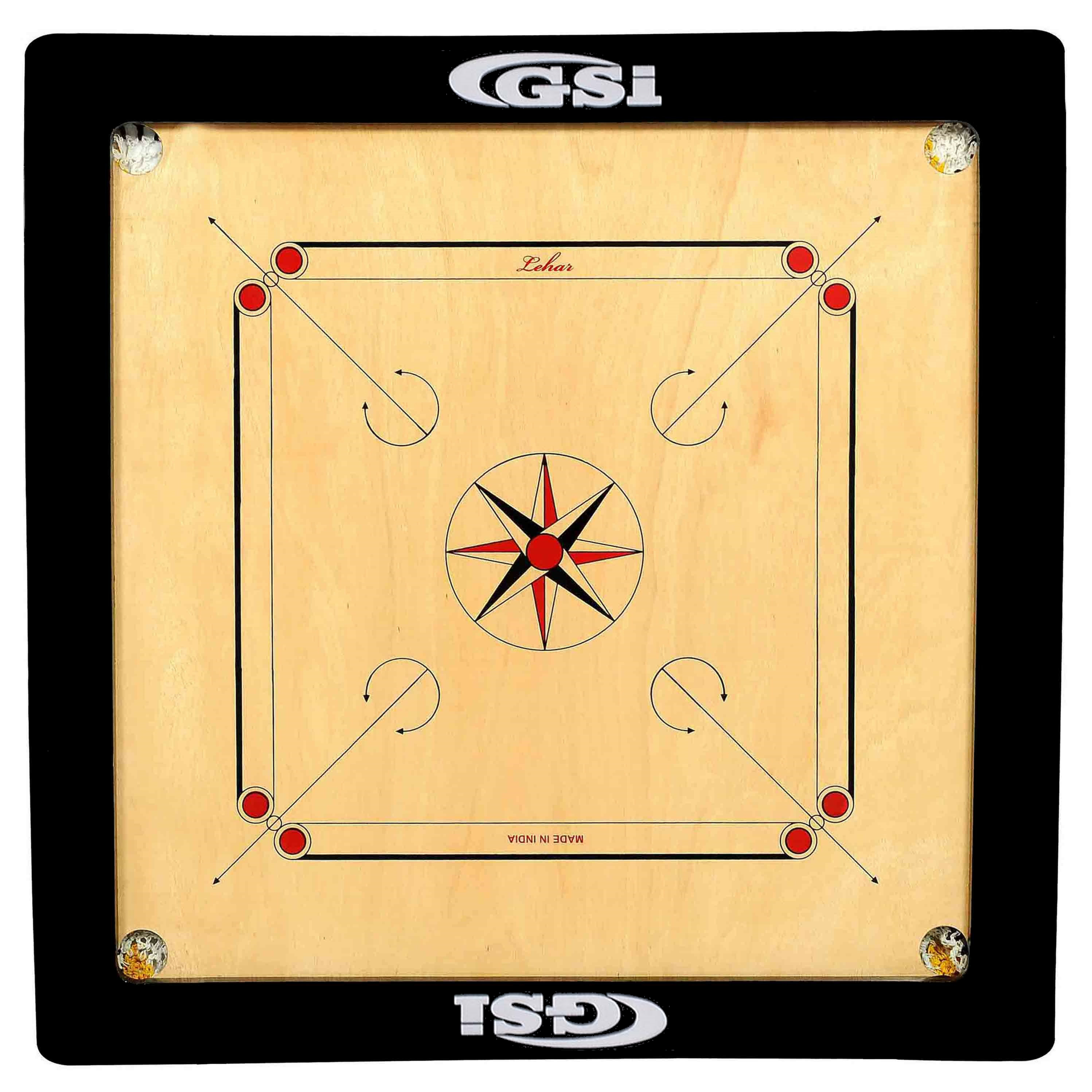 Carrom Board Tournament Gloss Finish