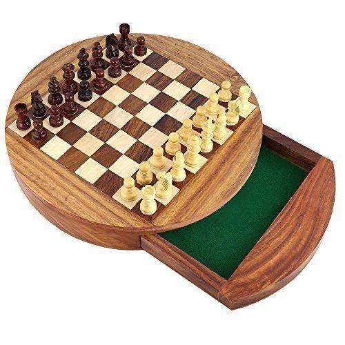 Magnetic Chess Board Round