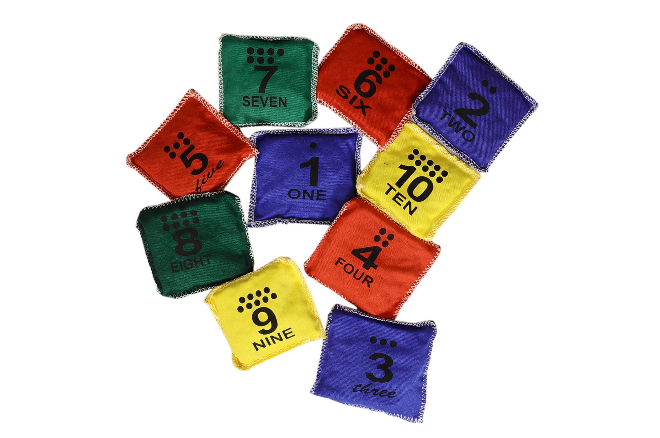 Numbered Bean Bags 1-10