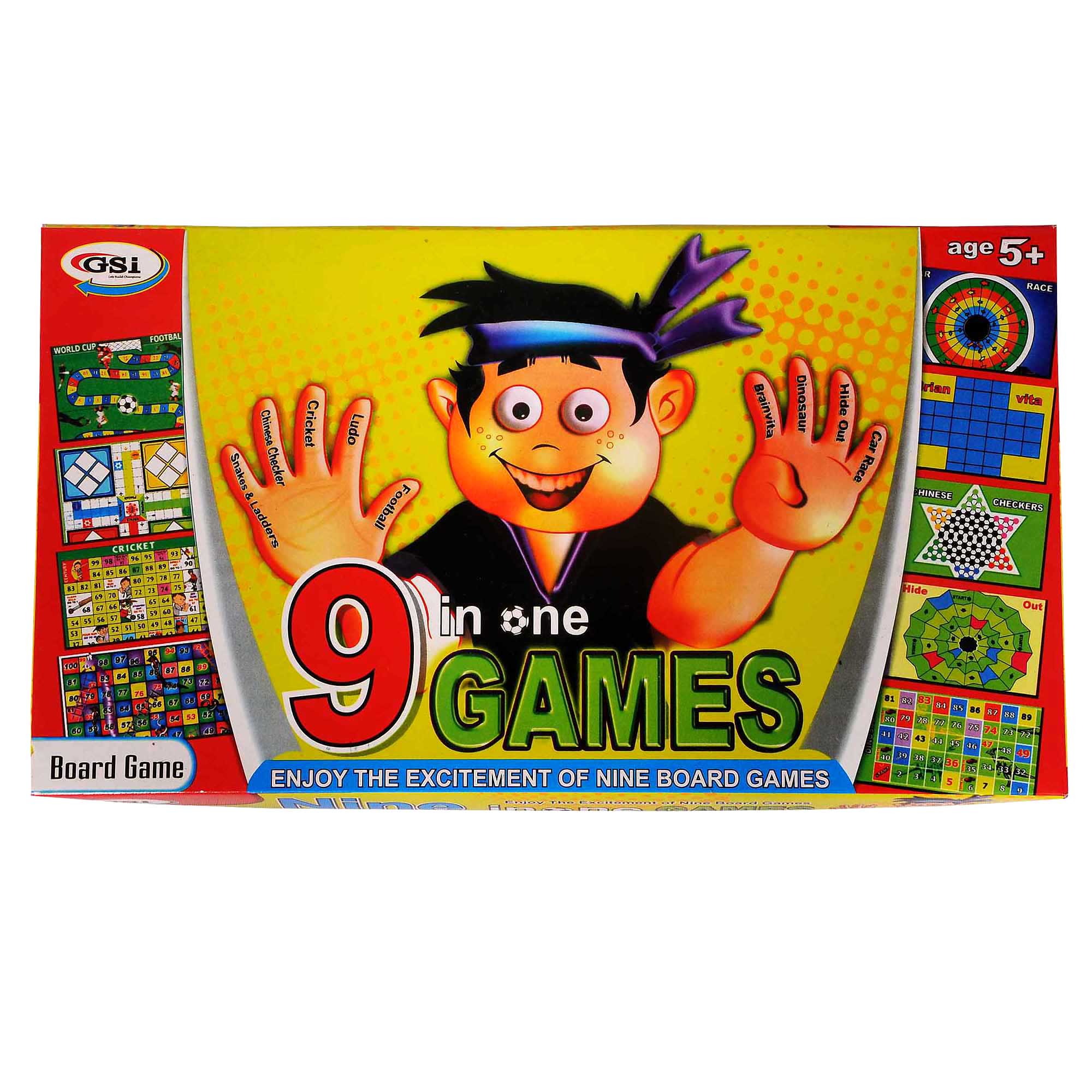9-in-1 Super Play Board Game