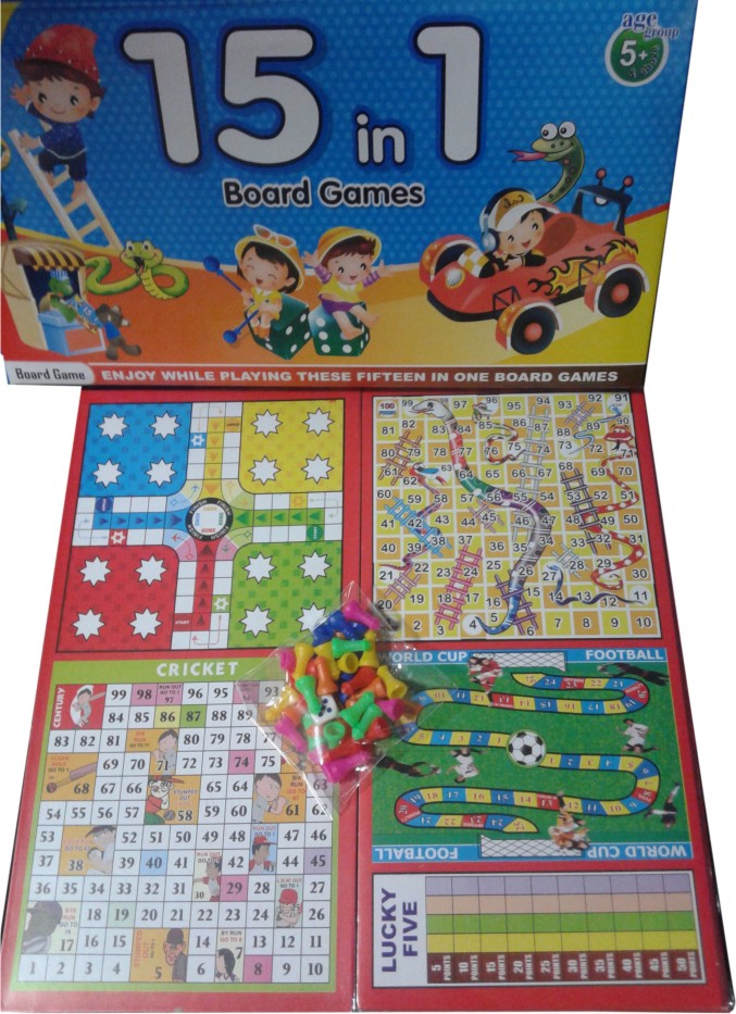 15-in-1 Extreme Super Play Board Game