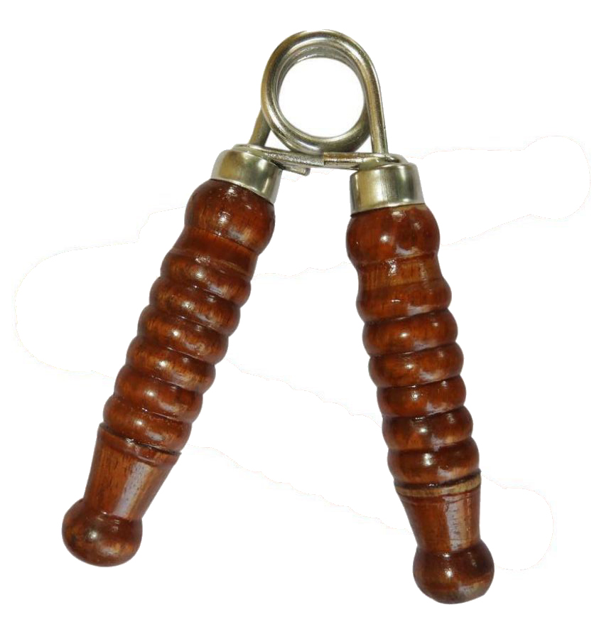 Power Hand Grip with Wooden Handle