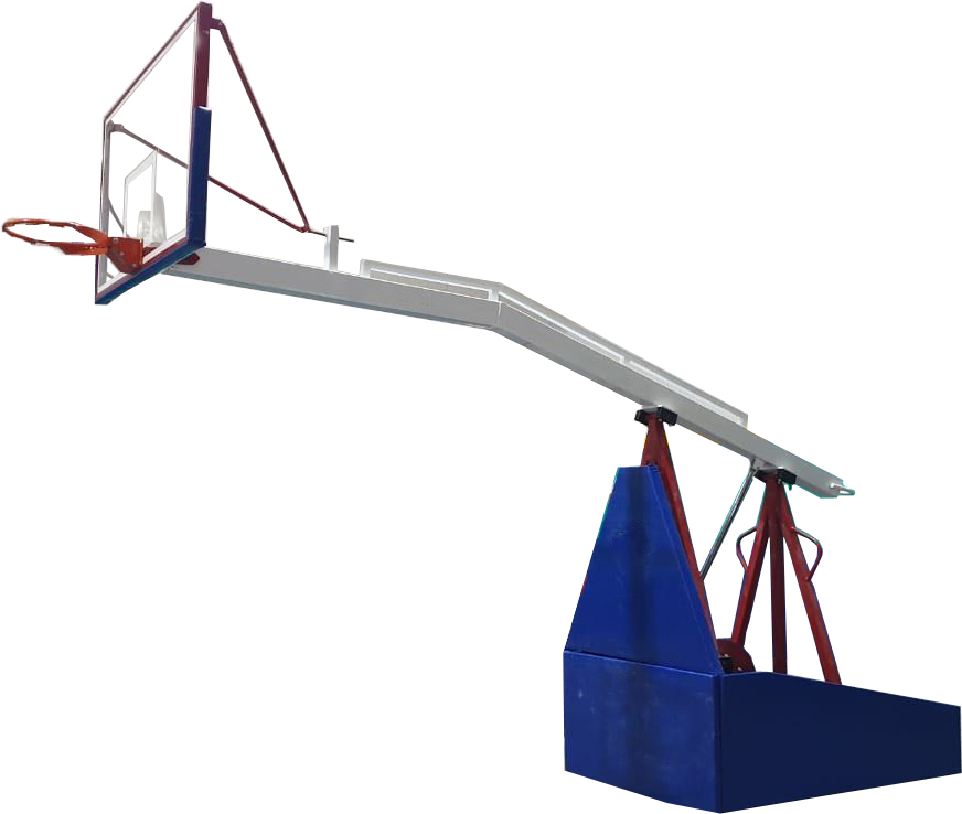 Basketball Post Movable and Height Adjustable