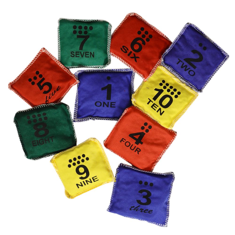 Numbered Bean Bags 1-10