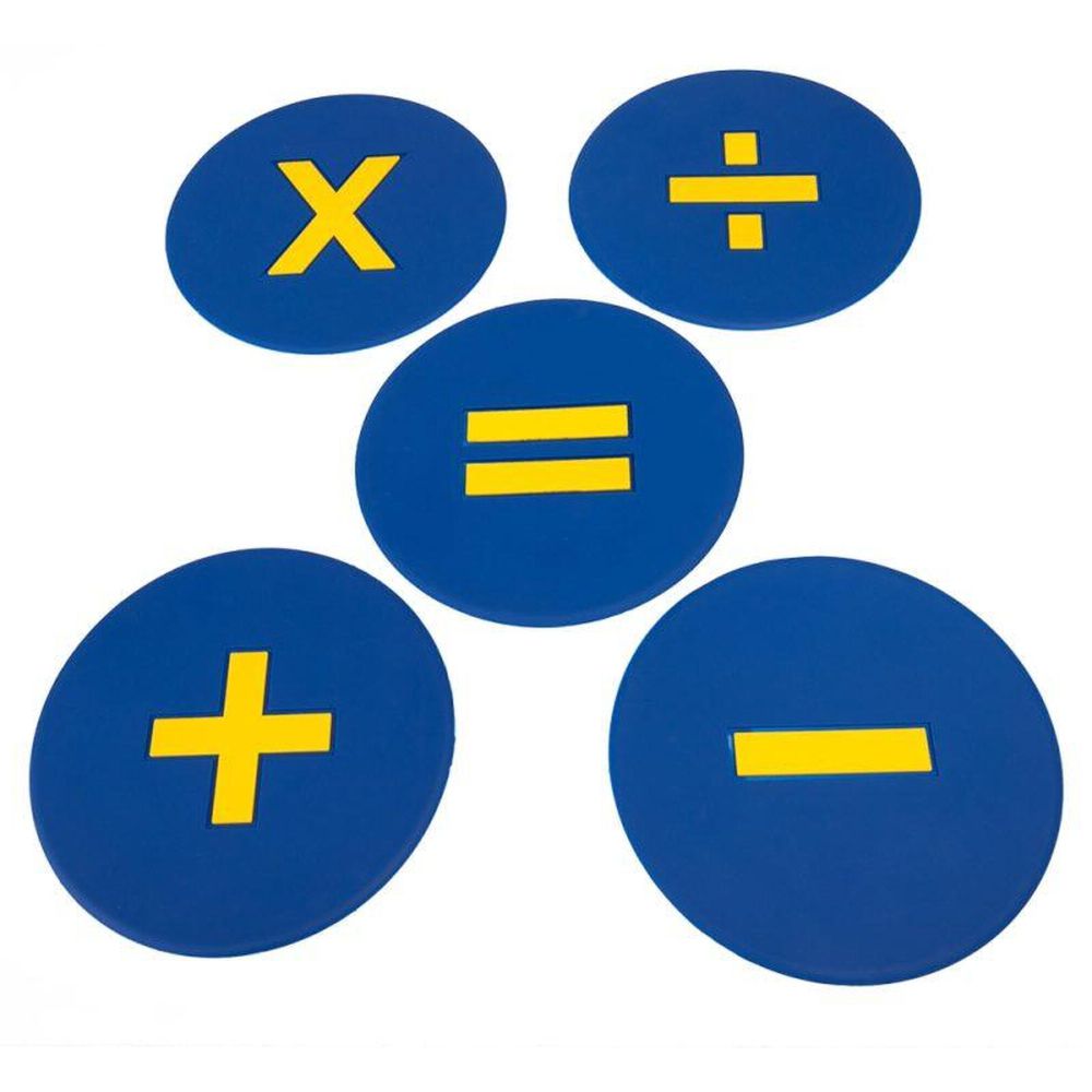 Maths Spot Markers - set of 5