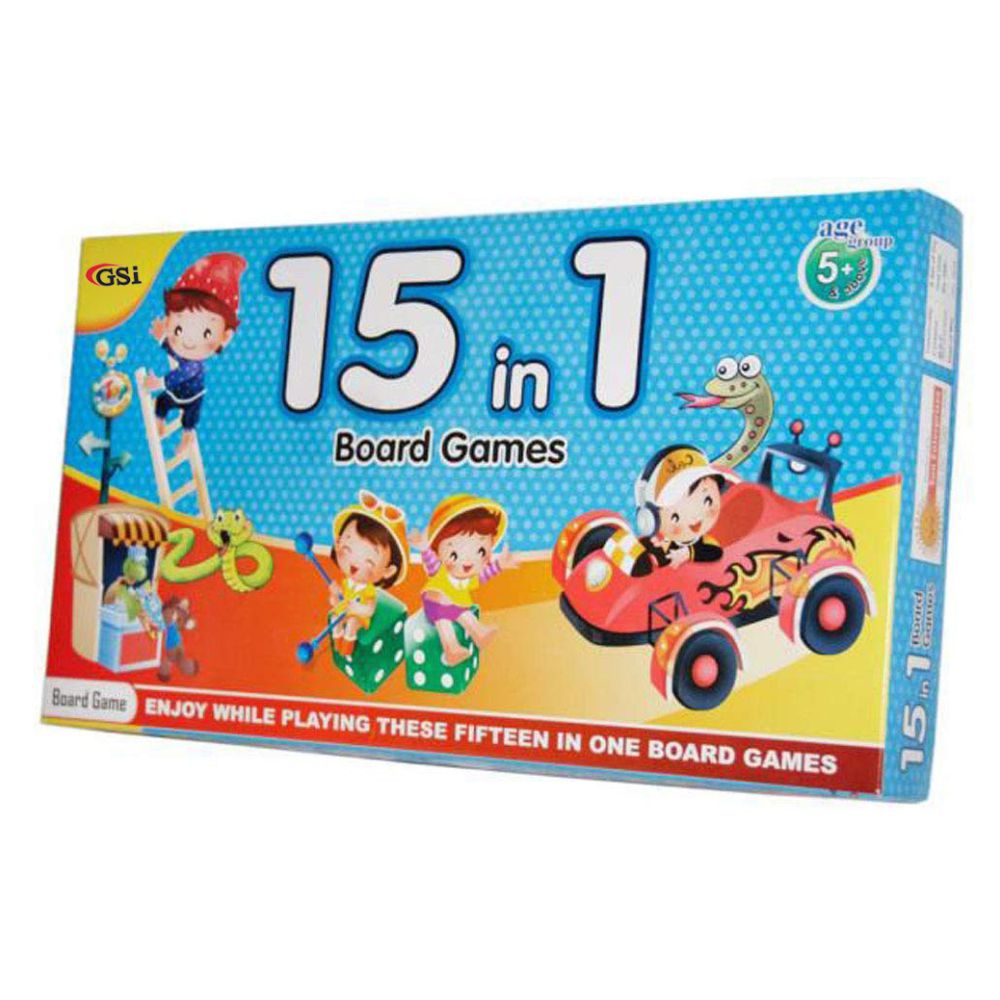 15-in-1 Extreme Super Play Board Game