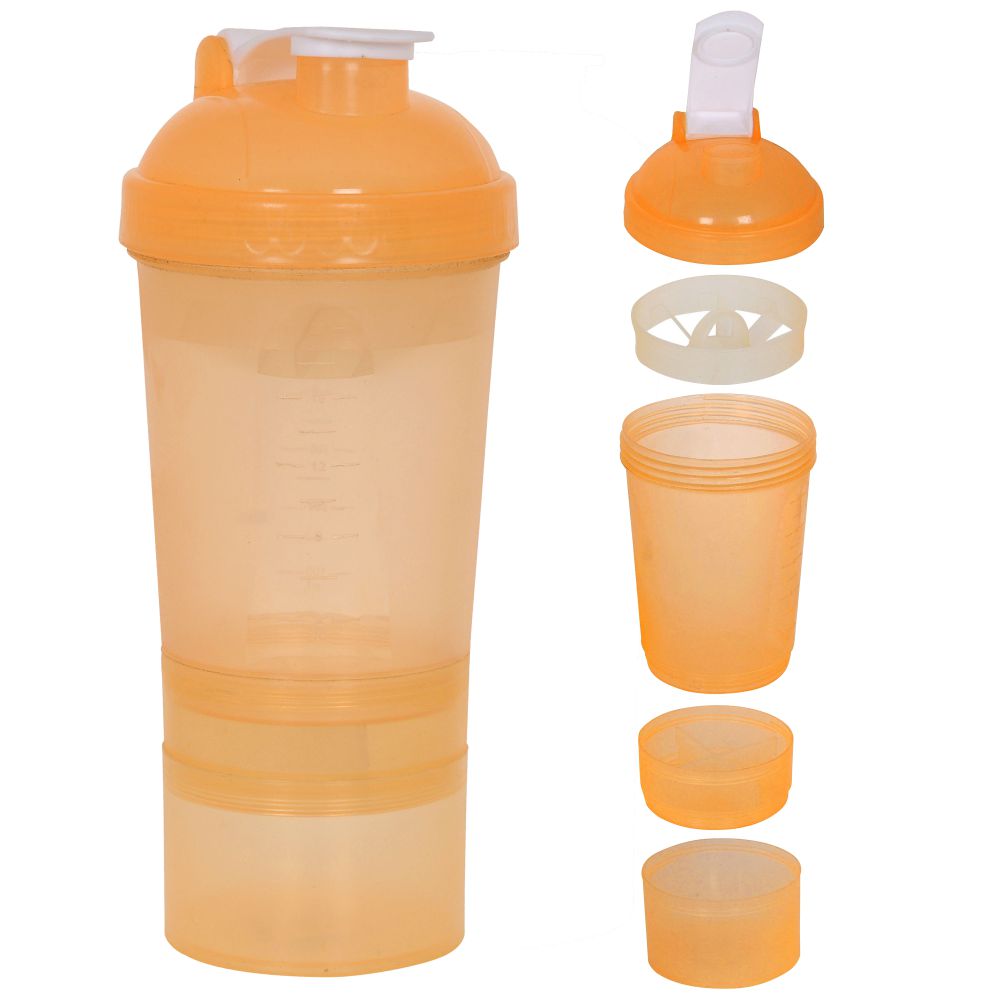 Gym Shaker - Three Compartment